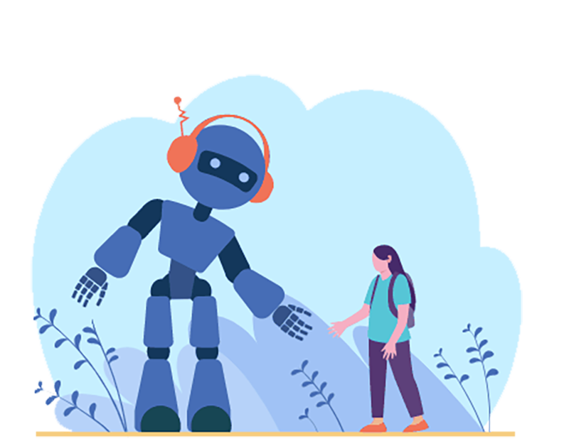 Students learning with iUstaad